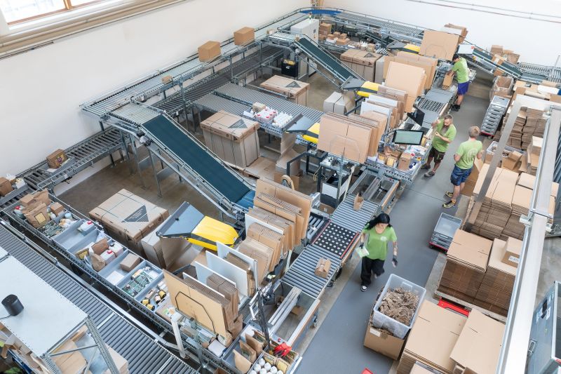 Verpackungslinie automatisch