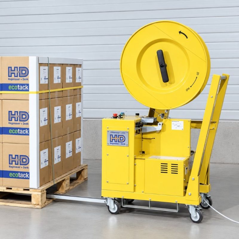 Halbautomatische Palettenumreifung HDS40PV-PET