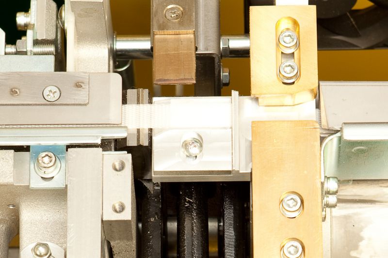 Umreifungsmaschine mit Sicherheitssiegel