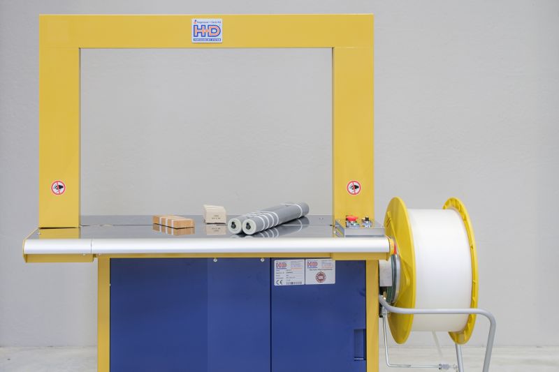 Deutlich zu großer Bandrahmen für kleine Produkte