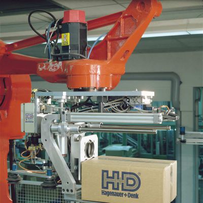 Vollautomatische Verpackungsmaschine (Roboter)